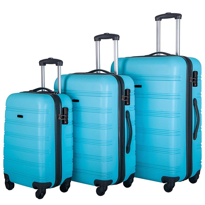 Compra 3 Piezas De Equipaje, Caja De La Carretilla ABS Portátil 20/24/28  Pulgadas Blue Sky, Expandible 8 Rueda Giratoria Caso De Equipaje, Con Mango  Telescópico, T Barato | Entrega Rápida Y Calidad | Es.Dhgate