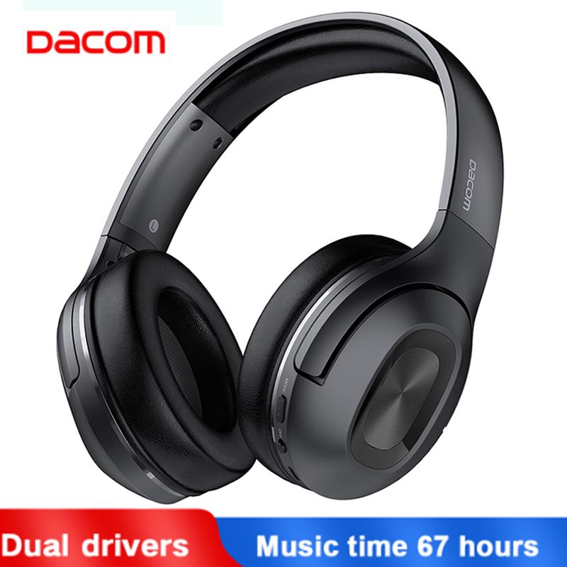 satin al dacom hf002 bluetooth kulaklik derin bas kablosuz kulaklik asiri kulak bluetooth kulaklik 5 0 dahili mikrofon telefonlar bilgisayar icin