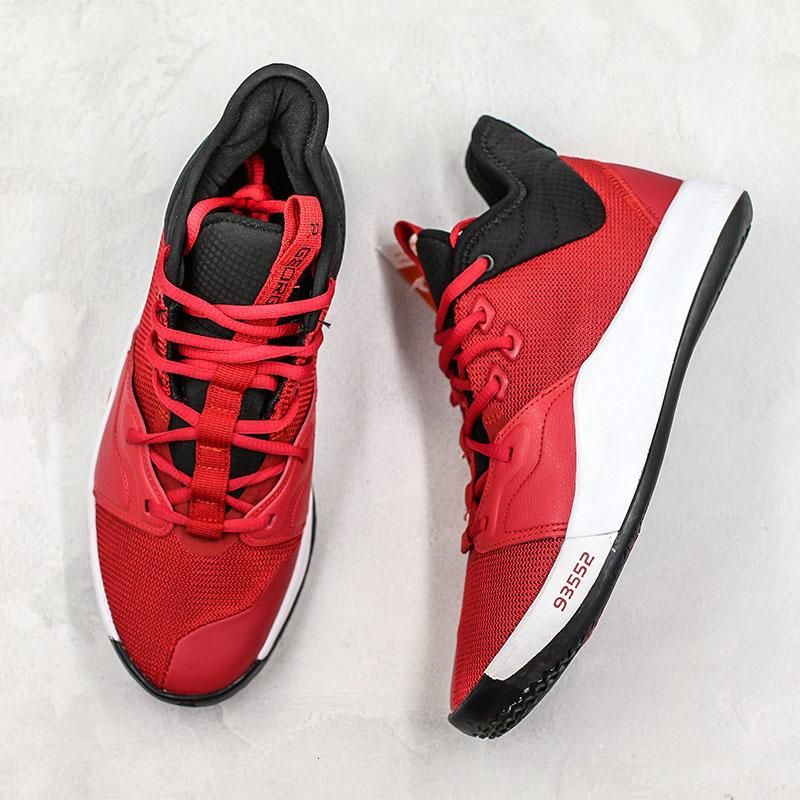 paul george 3 shoes red