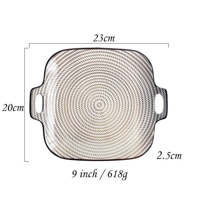 9 inch vierkant - jaarlijkse ring