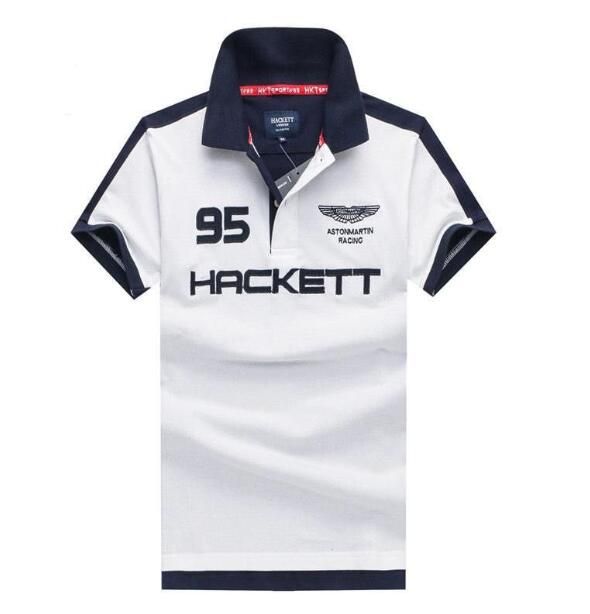 Compra Inglaterra Nueva Llegada De Algodón Para Hombres De Hackett Polos  Manera De Las Tapas De Manga Corta Inglaterra HKT Deporte Polos Camisetas  Clásicas Del Hombre Camisa Blanca Roja Barato | Entrega