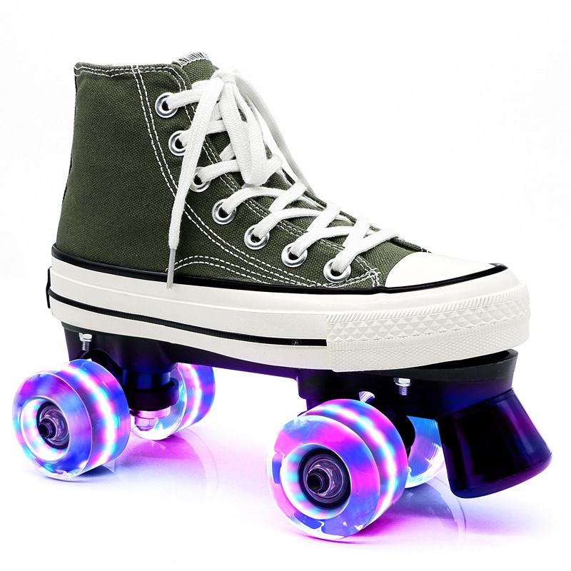 Roller Skates Quard Canvas Double Line 