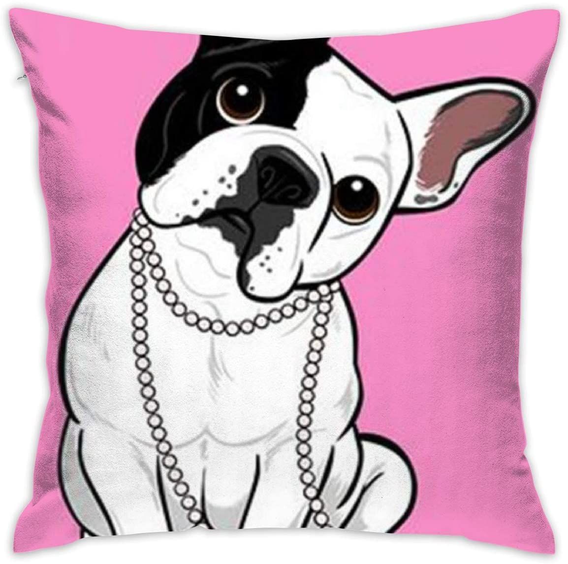 Eu French Bulldog Pillow Cover Decorative Home Decor Nice Gift Square Indoor Pillowcase 18 X 18 Inch 45 X 45 Cm Side Sleeper Pillows Unique Pillows From Homeues12 13 07 Dhgate Com