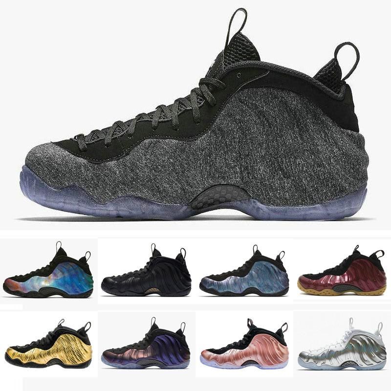 kids black and gold foamposites