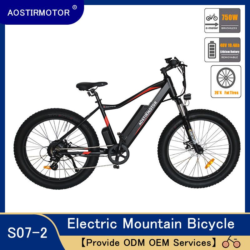 Cruiser Bike Tires
 - 2020 Aostirmotor Electric Mountain Bike Fat Tire Bicycle Cruiser Bike 750w Ebike 48v 10 4ah Lithium Battery From Skyfutune 803 02 Dhgate Com