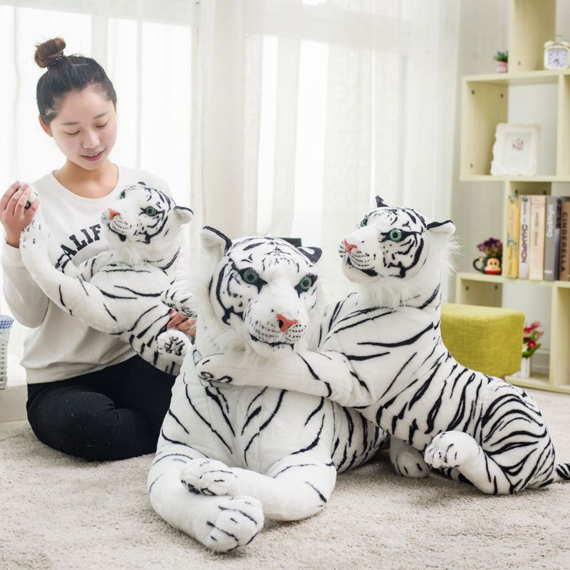 giant white tiger stuffed animal