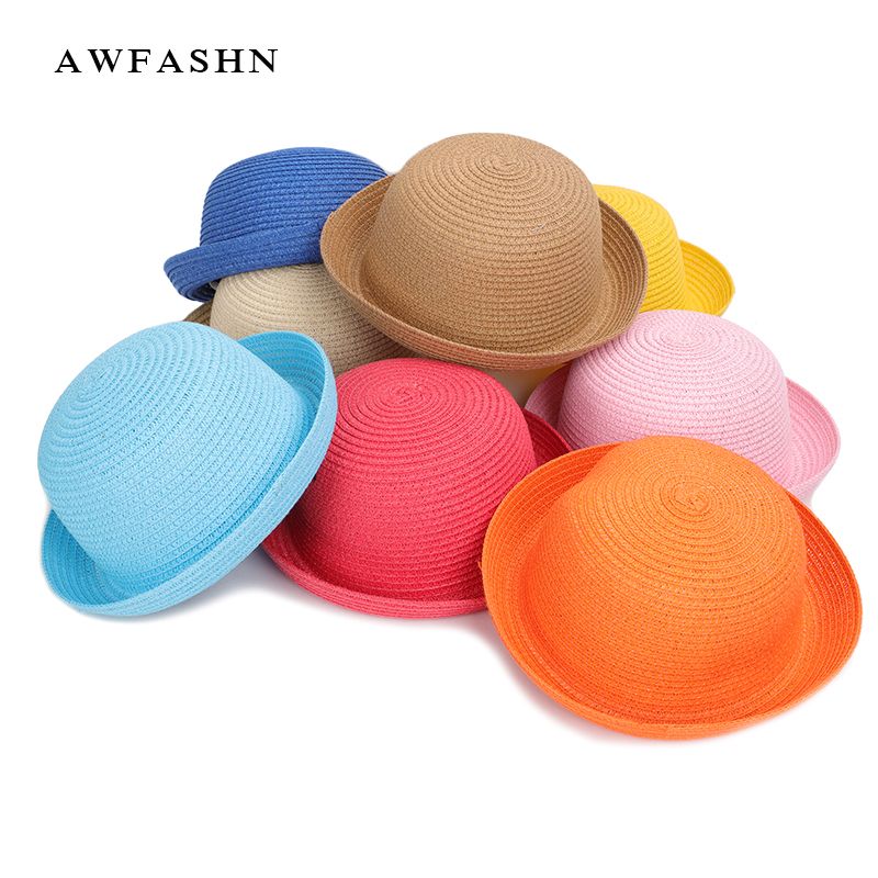 childrens straw hats cheap