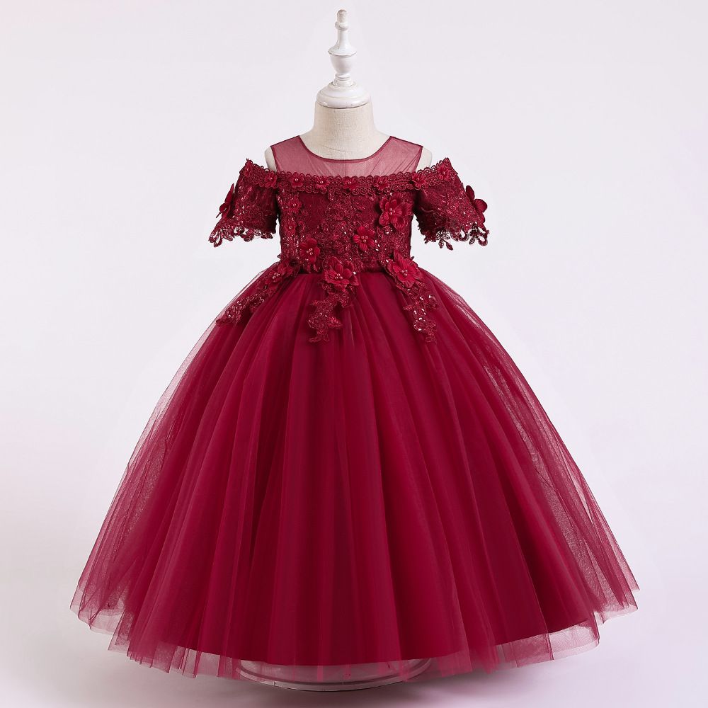 girls dress for reception
