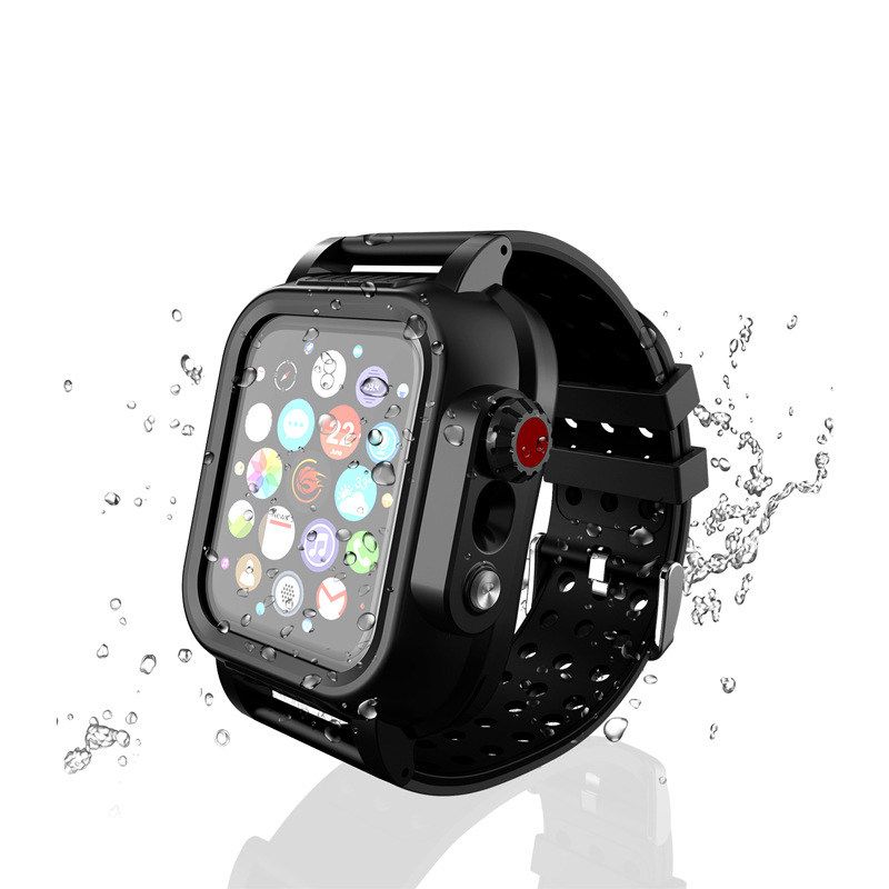 Compra 360 Cobertura Completa IP65 Funda De Reloj A Prueba De Agua Para La  Serie De Relojes Apple 1 2 3 4 5 Banda De Correa Para IWatch 38 40 42 44mm  Protector Barato | Entrega Rápida Y Calidad | Es.Dhgate