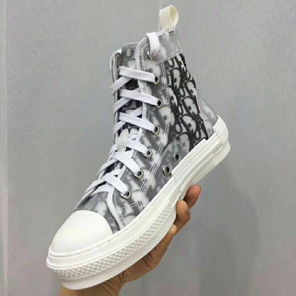 Venda Por Atacado De Use Christian Dior 2020 Marca Christian B23 Homem  Sapatos Casuais Plano Kanye Dou Oeste Moda Enrugada Couro Lace Up High Top  Instrutor Masculino Shoes B22 A $305,91 | DHgate.Com