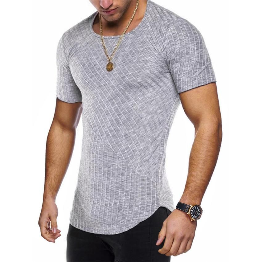 Camiseta Para Hombre Del Del Color Natural Dobladillo Asimétrico Camisetas Cortas Ocasionales De La Manga Cuello Crew Camiseta De Los Hombres S De 32,68 € | DHgate