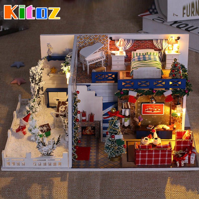 diy christmas dollhouse