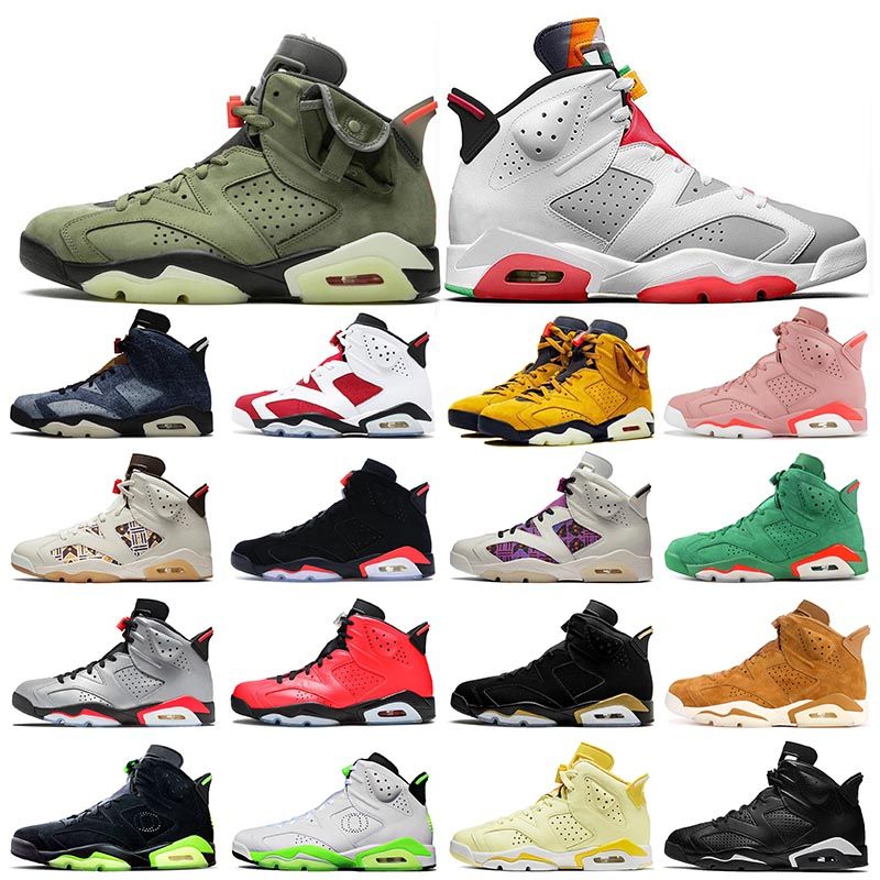 Travis Scott X Nike Air Jordan 6 6s Jordan Retro 6 Para Hombre De Alta  Calidad Para Mujer De Los Zapatos De Baloncesto Rosa Milenarias DMP  Formadores Zapatillas De Deporte Por Mens_athletic_shoes,