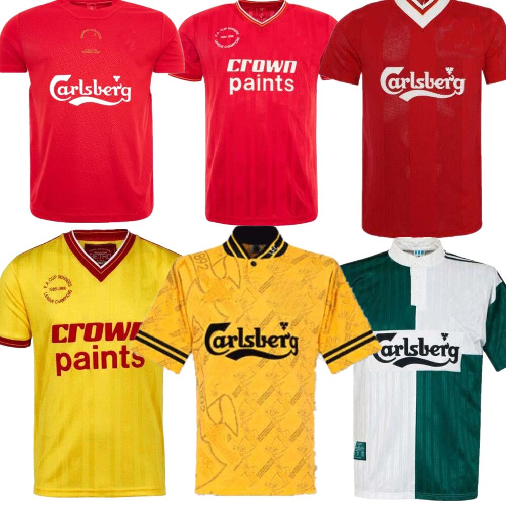 2020 DALGLISH Retro Soccer Jerseys Gerrard 1989 Smicer Alonso 10 11 ...