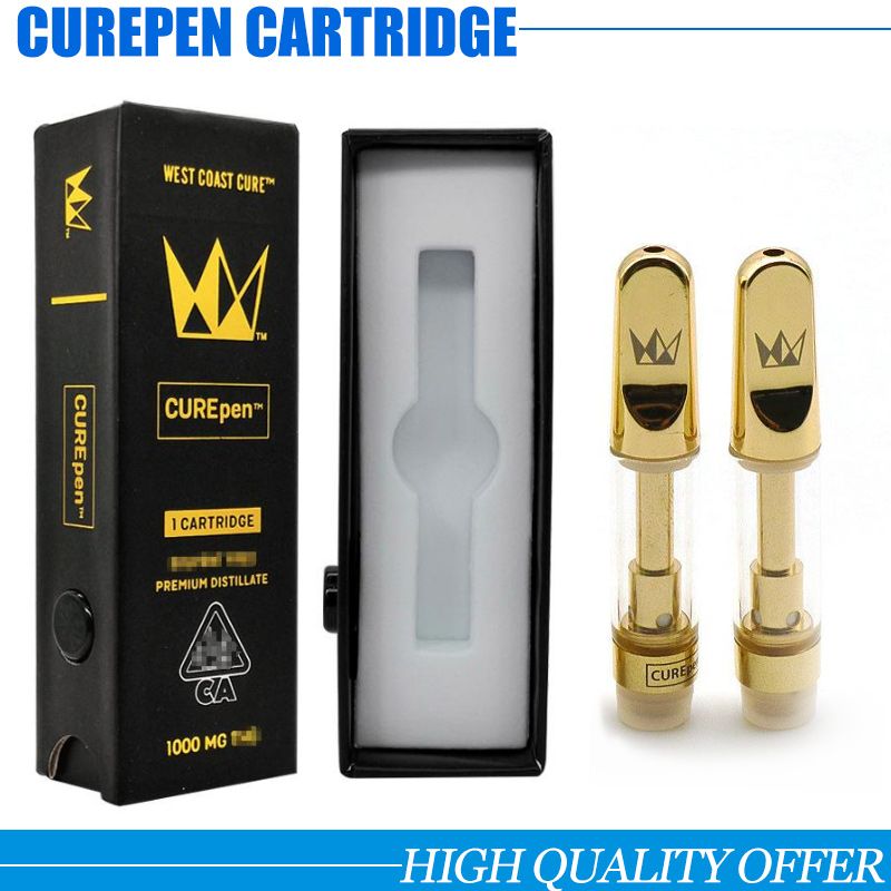 Curepen Carts West Coast Cure Pen Vape Carts 0.8ml 1.0ml Ceramic Coils