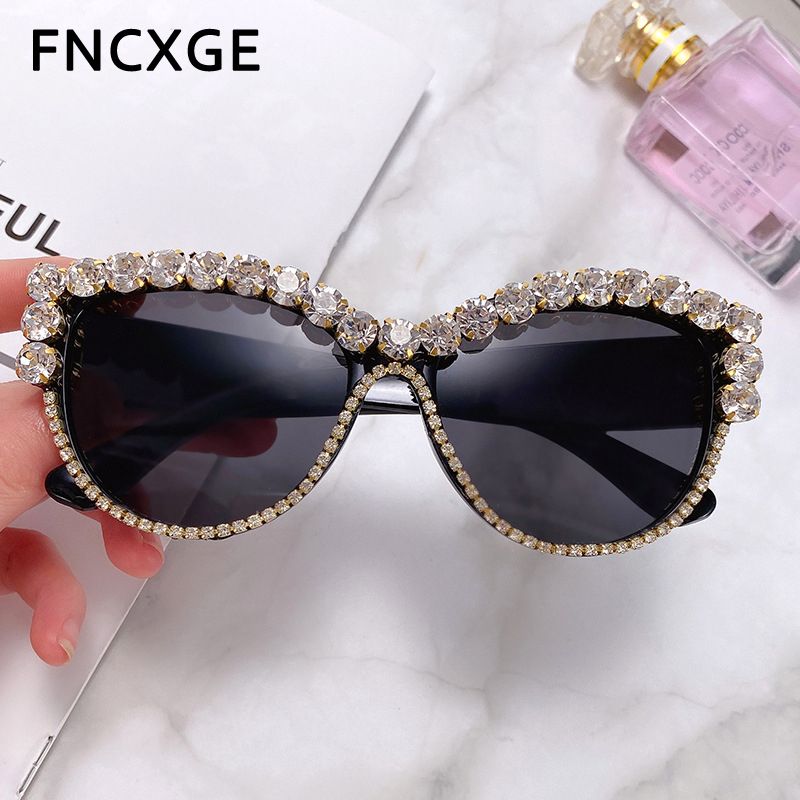 rhinestone covered sunglasses