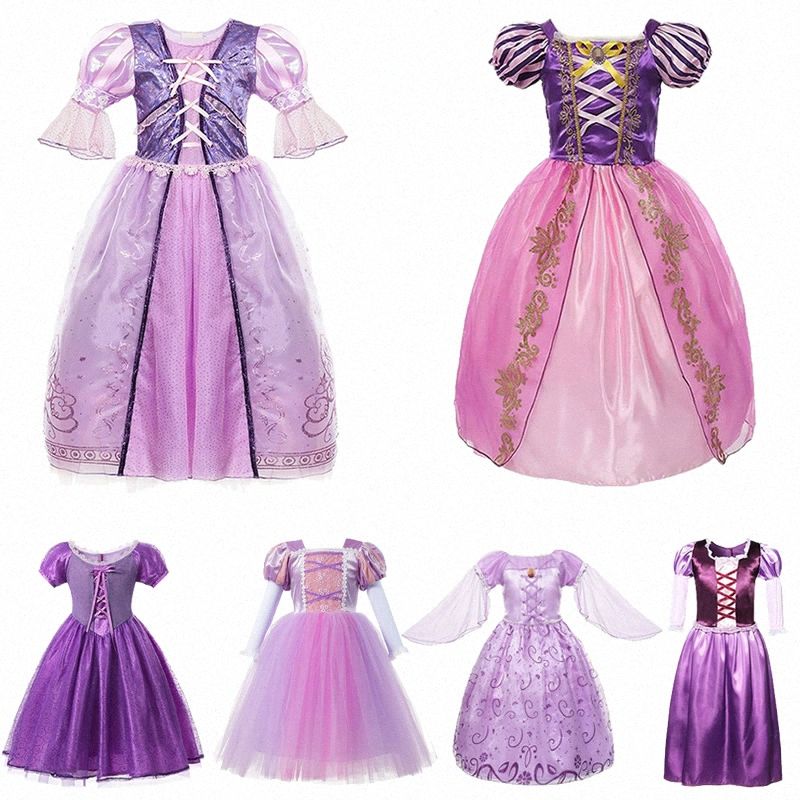 Girls Princess Costume Anna Elsa Halloween Fancy Dress Snow White Candy