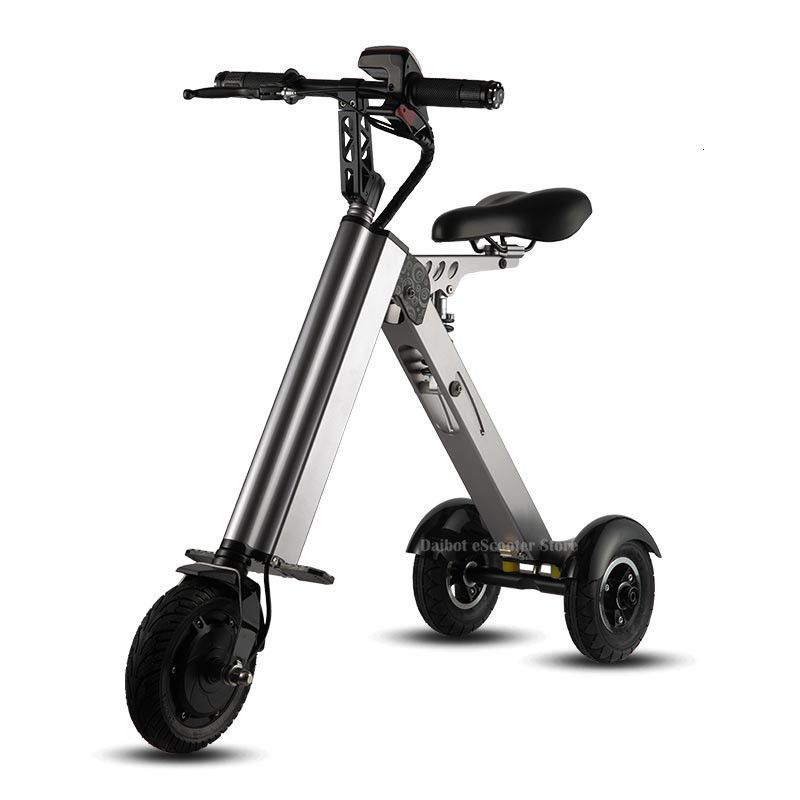 Daibot Folding Three Wheels Electric Scooter Electric Scooters 8`` 250W 36V Portable Electric Bikes Adults With Double Absorber (15)