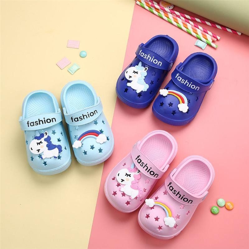 Childrens Slippers Summer 1 8 Years Old 2 Antiskid Girls ...