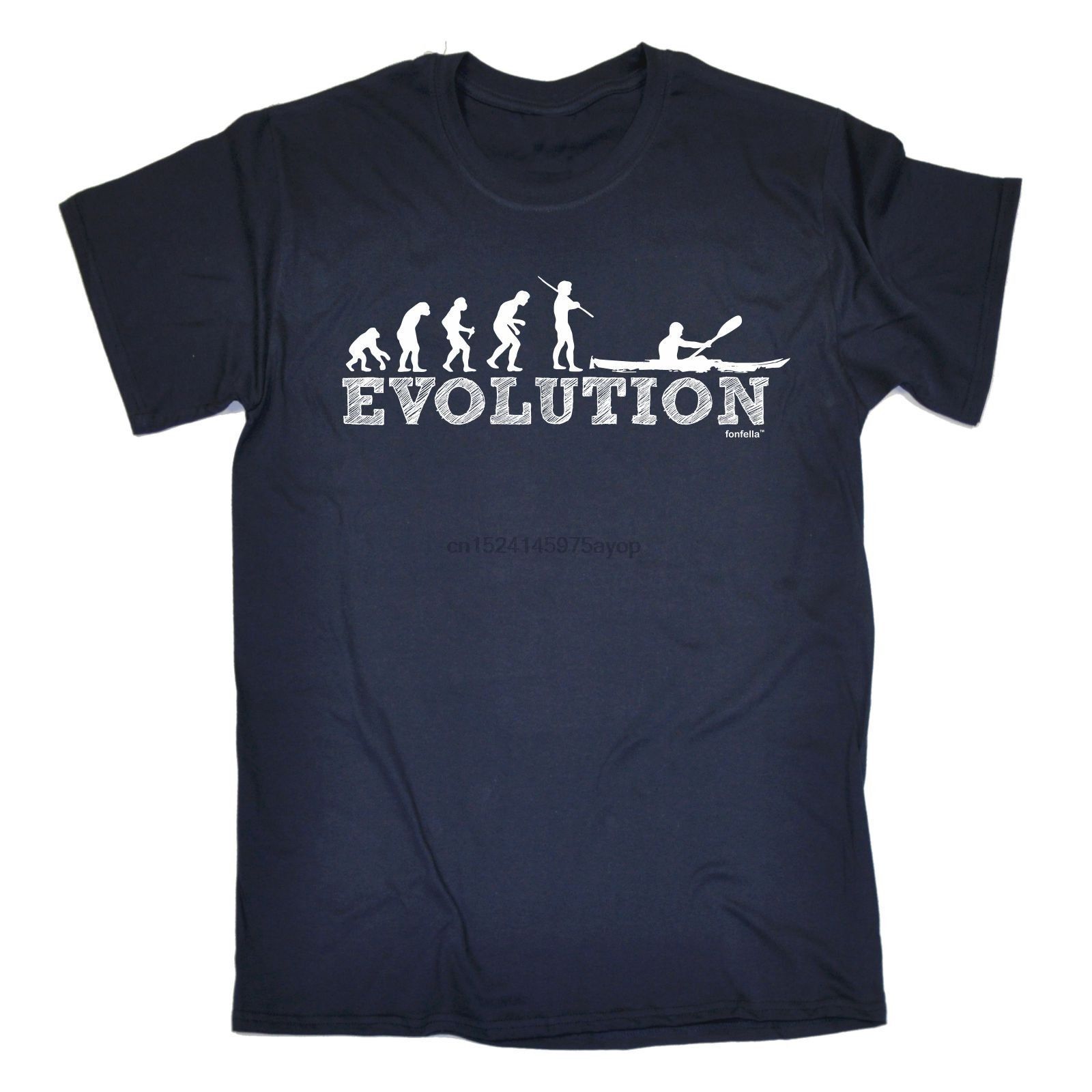 Evolution of Canoeing Kayaking Mens T Shirt