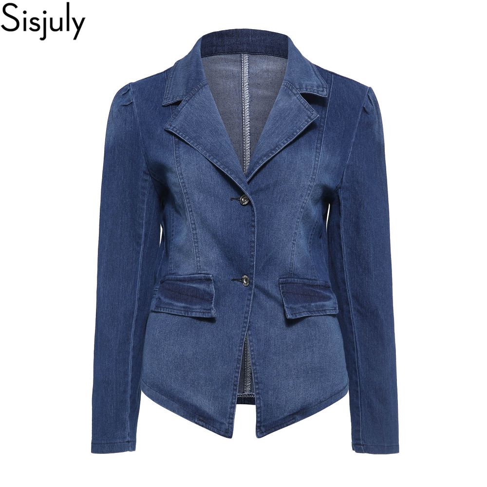 womens spring winter denim jacket
