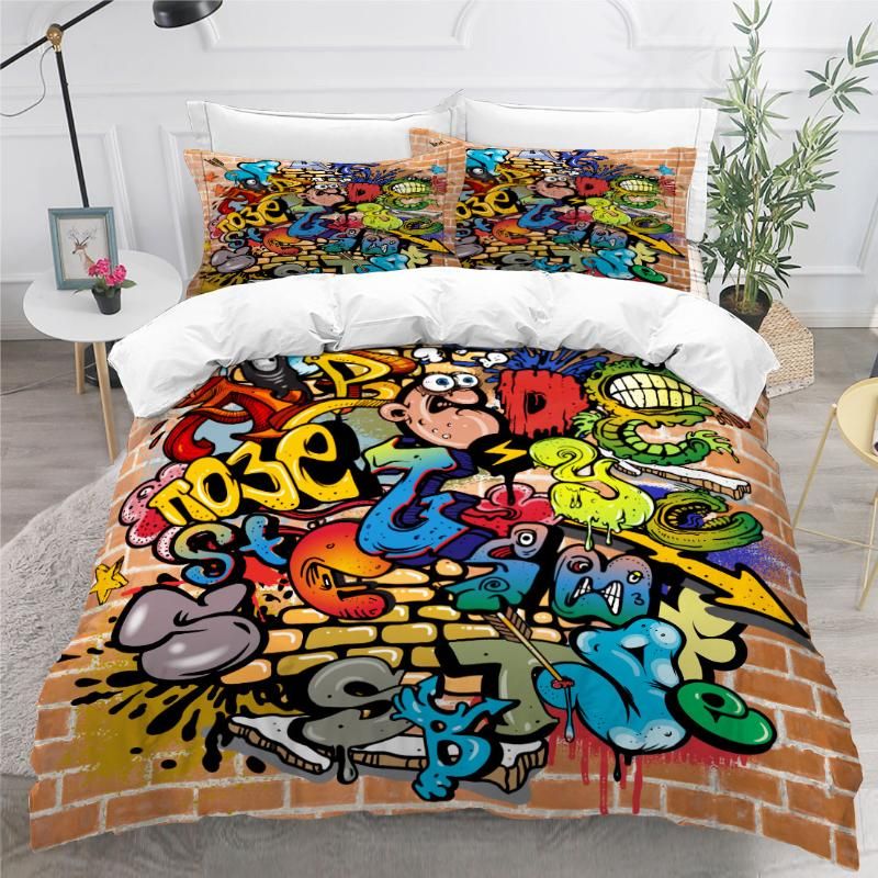 graffiti bedding