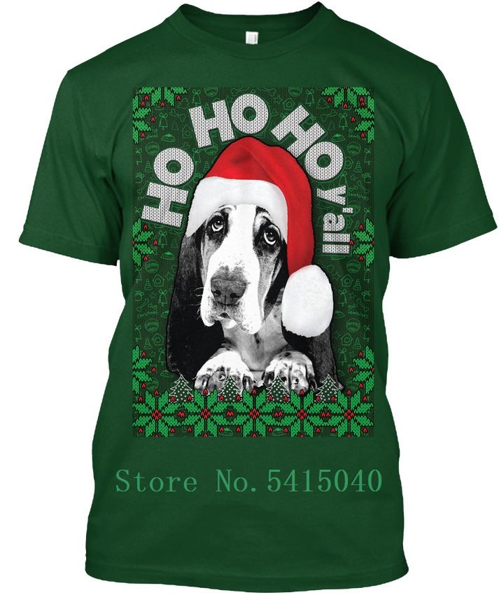 basset hound ugly christmas sweater