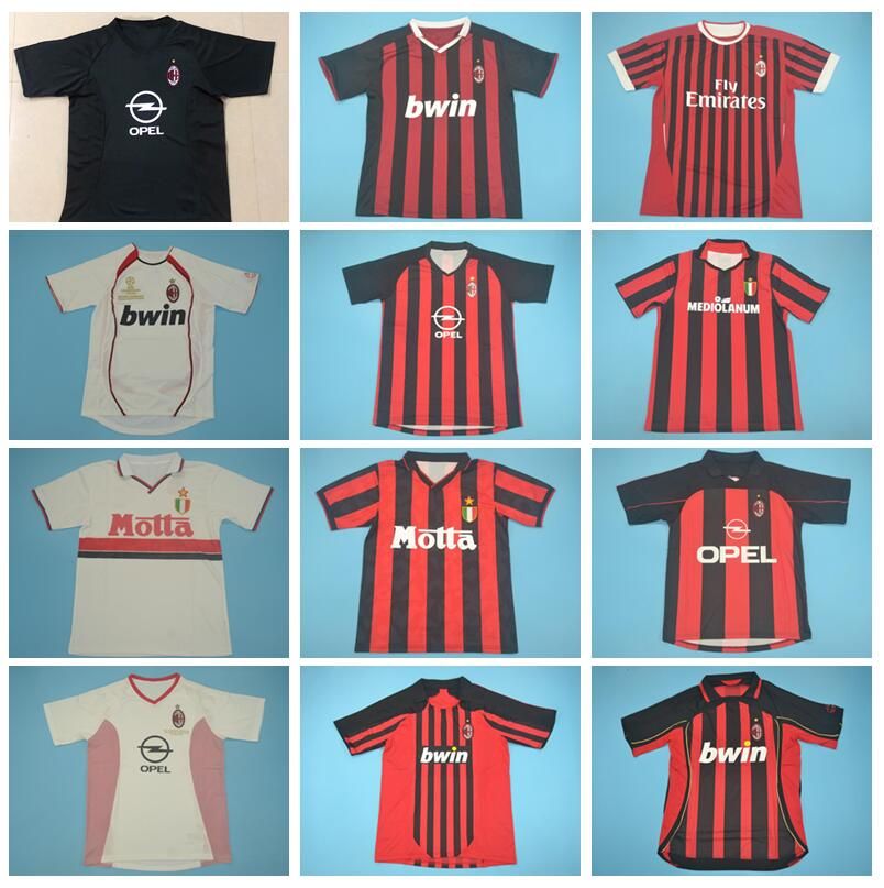 retro ac milan shirt