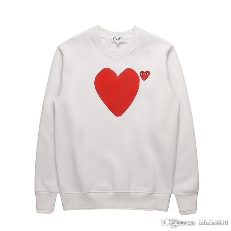 cdg longsleeve white
