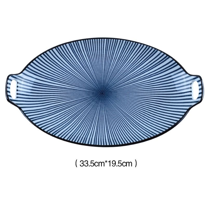 13 inch ovaal - radiale lijnen