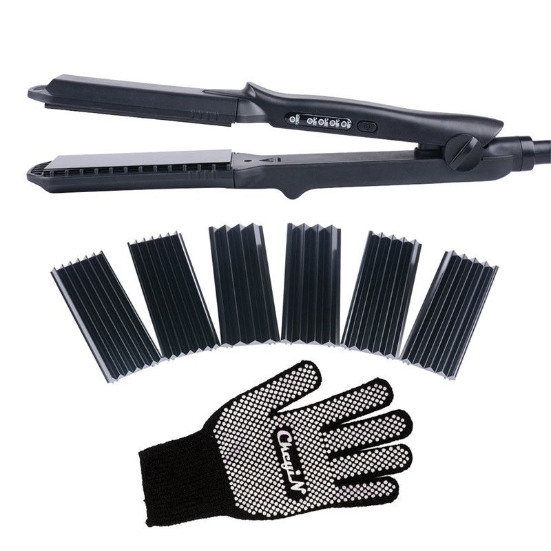 4 In 1 Multifunction Straight Curly Hair Perm Crimper Curlers Roller Corrugated Hair Straightener Flat Iron Large To Small Waver CX200721 4 In 1 Multifunction Straight Curly Hair Perm Crimper Curlers Roller Corrugated Hair Straightener Flat Iron Large To Small Waver CX200721