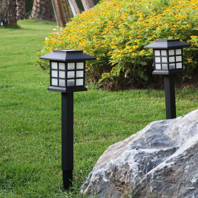 2021 Solar Garden Lamp Waterproof Cottage Style White LED Solar Garden