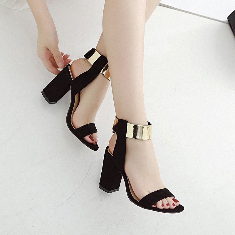 7cm block heels