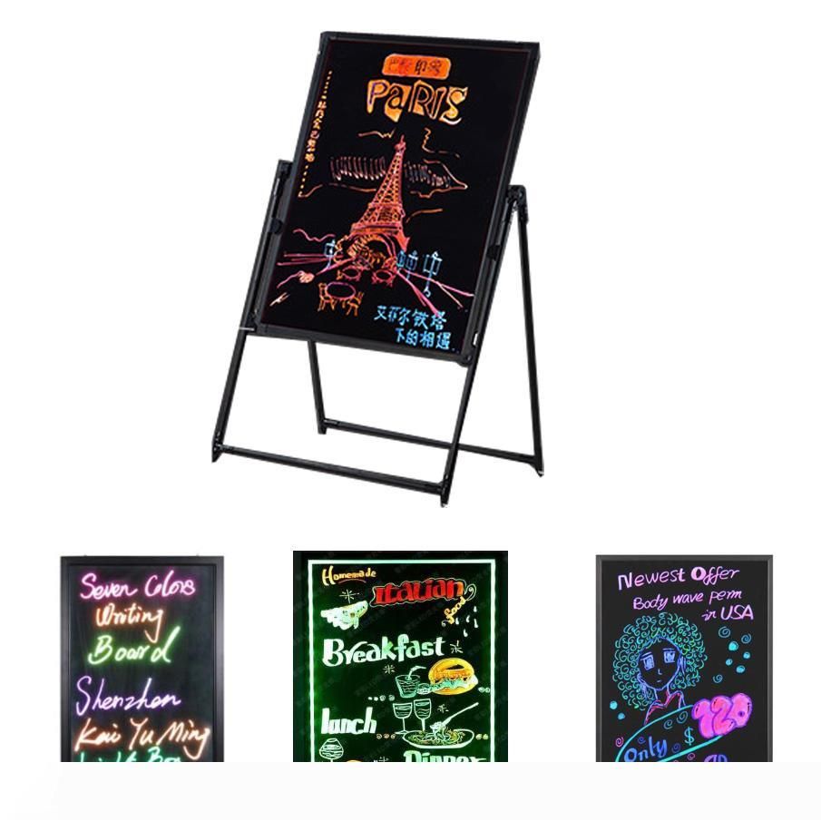 2020 LED Message Writing Board Illuminated Erasable Neon Effect