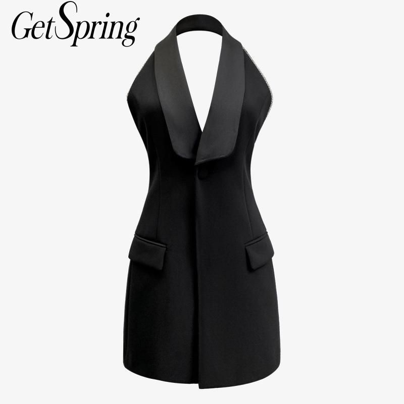 diamond blazer dress