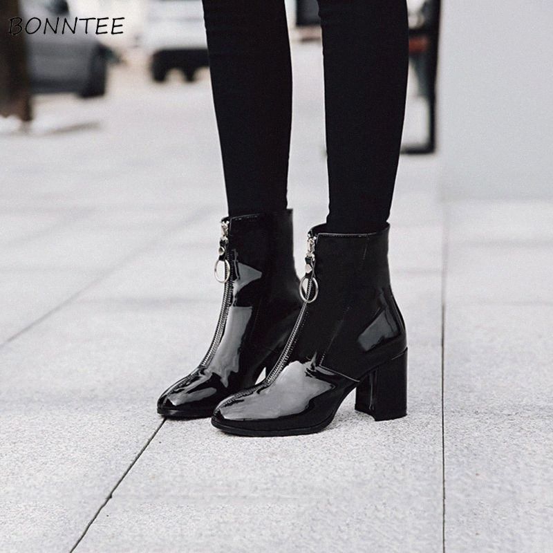patent leather boots womens