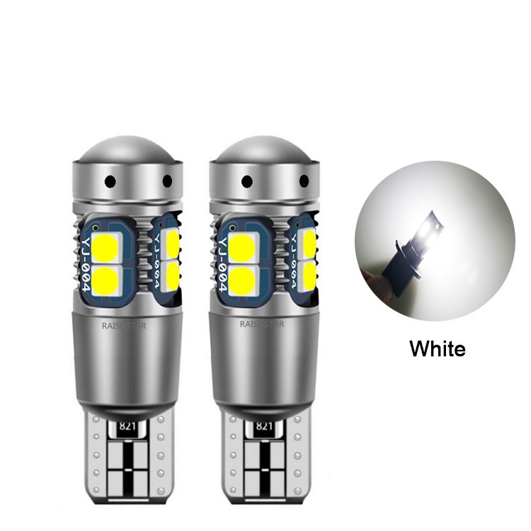 Car White 921 RV LED Light Bulbs T10 W5W 194 LED Camper Light Replacement Canbus 10smd 3030 Map