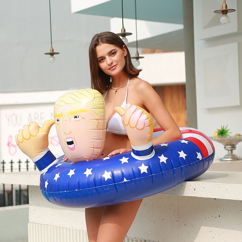 40cm Donald Trump Float Fun Inflatable Swimming Floats For Pool Party Gag CP9 