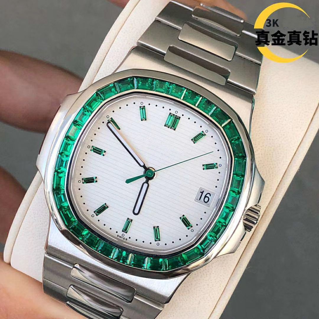 Acquistare Orologio Extra Sottile 3K Di Fabbrica 5711 Degli Uomini Di  Soluzione Su Misura Con Diamanti Taglio Baguette Lunetta 24 Mesi Di  Garanzia Nautilus Selfwinding Automatica Economico | Consegna Veloce E  Qualità | It.Dhgate
