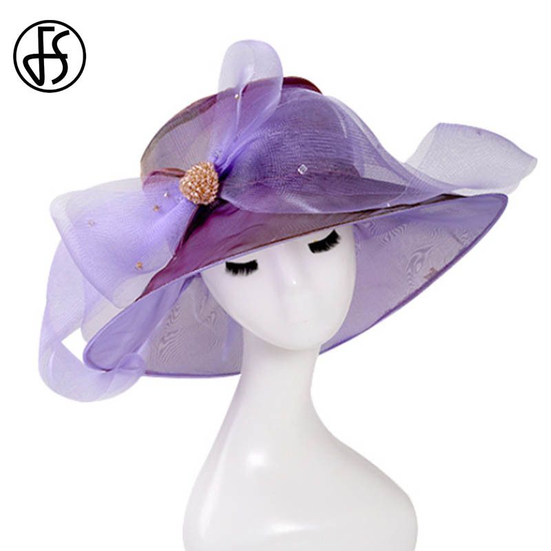 Chapeau de soleil violet