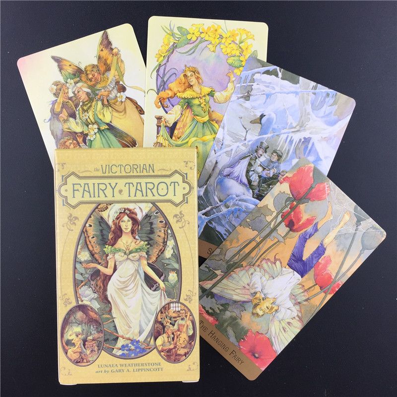 44 Blatt Arbeit Ihre leichte Tarot-Brettspielkarte lustige Brettspielkarte f/ür Party und Haushalt Mississ Fairy Tarot-Karten