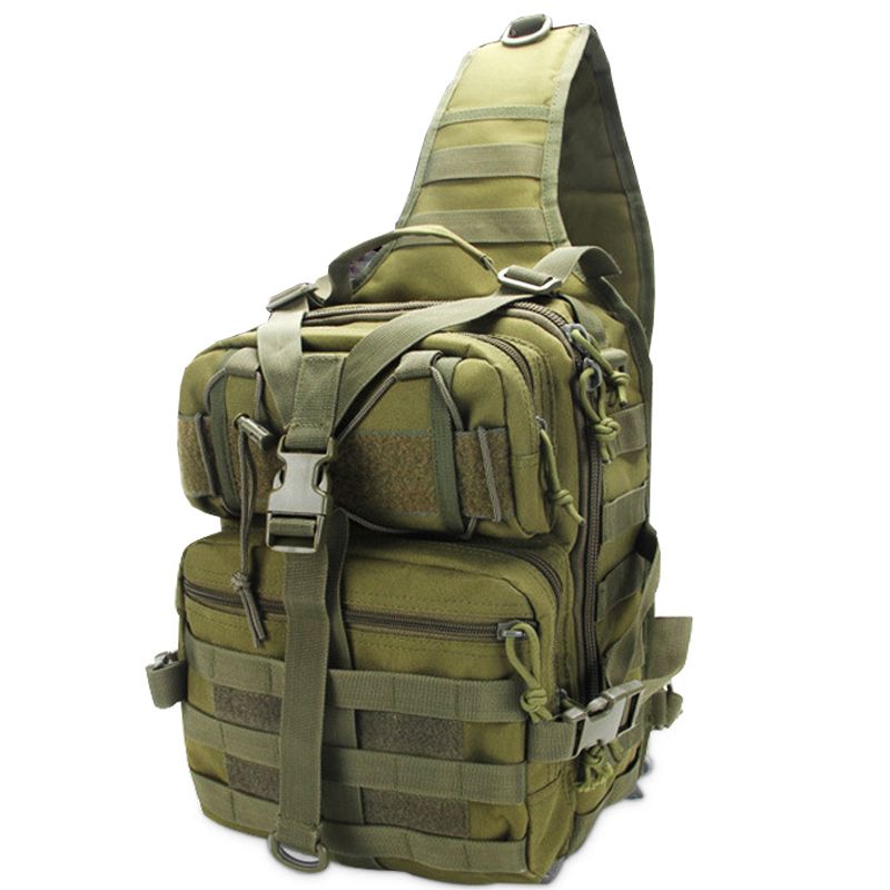 2020 Army Tactical Shoulder Bag Crossbody Sling Backpack Large Molle ...