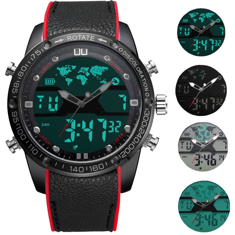 how to change time in led digital watch