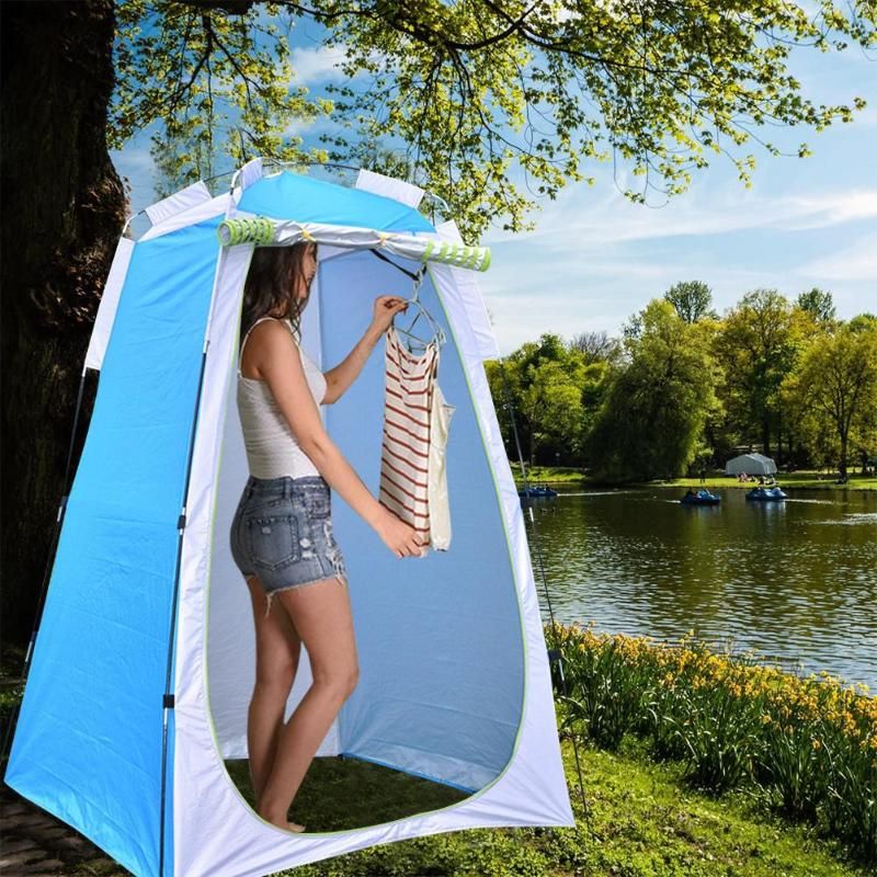 Tente de camping tente douche toilette avec Sac de voyage en plein air 