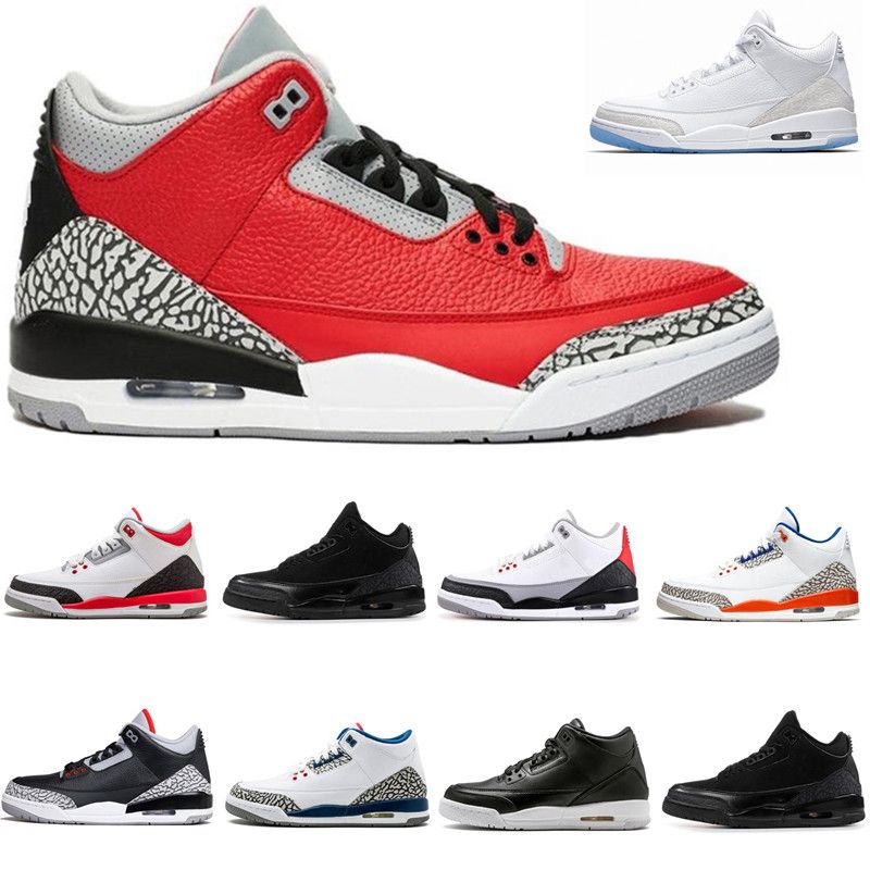 white red and blue 3s
