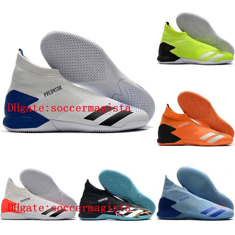 indoor laceless soccer shoes