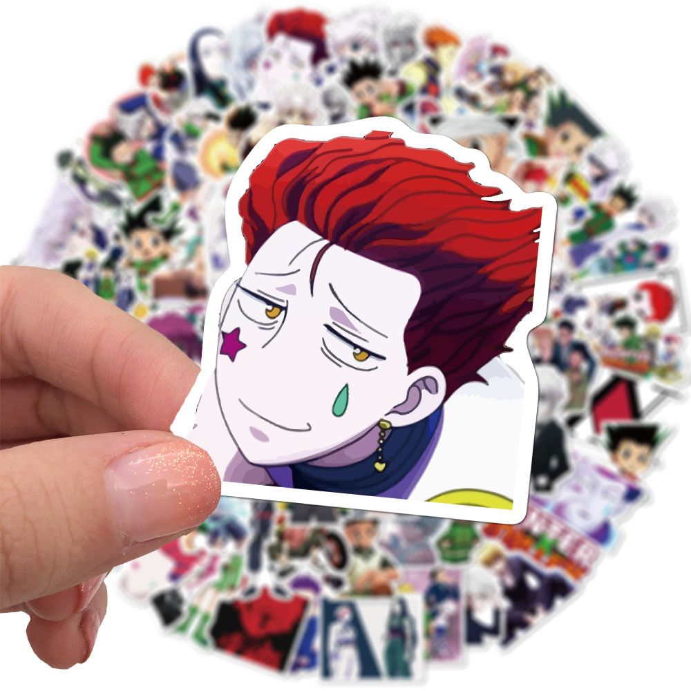 hunter x hunter new anime small waterproof stickers for diy sticker on suitcase luggage laptop bicycle skateboard car from victoriaport 1 51 dhgate com