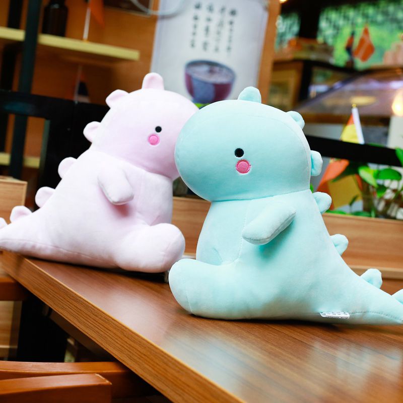 pink stuffed dinosaur