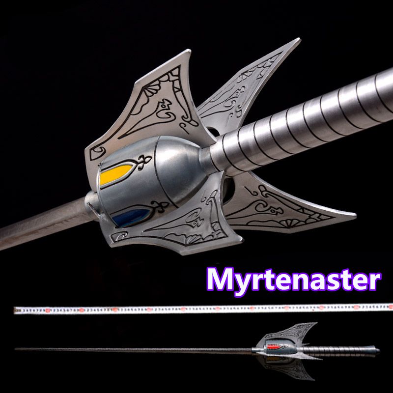 DHL shipping RWBY Anime Weiss Schnee Sword Myrtenaster Rapier Stainless  Steel Cosplay Sword Props Weapons