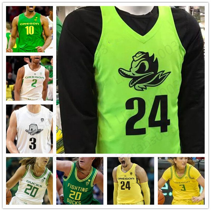 2020 NCAA Oregon Ducks Basketball Jersey 13 Chandler Lawson 10 Shakur